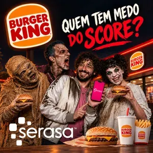 [30/10] Ganhe Cheddar Jr. ou Chicken Jr Grátis ao Mostrar o App Serasa no BK Drive - Burger King