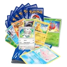 50 Cartas Pokémon Sem Repetidas Original Copag Com Brilhante