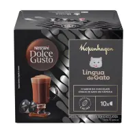Achocolatado Em Cápsula Nescafé Dolce Gusto Kopenhagen Língua De Gato 10 Cápsulas