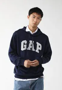 [App] Blusa Moletinho GAP Capuz Azul-Marinho