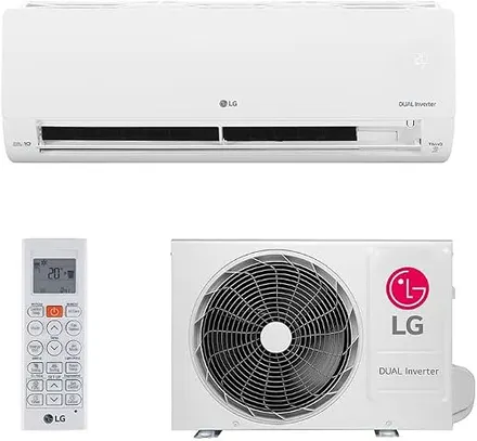 Ar Condicionado Split Hi Wall LG Dual Voice AI Inverter 12.000 Btus Quente e Frio 220v R-32