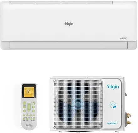 Ar-Condicionado Split Inverter II 24000 BTUs Elgin Eco com Wi-Fi Integrado High Wall Quente e Frio HJQI24C2WC/HJQE24C2CC 220V