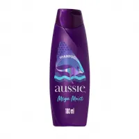Aussie Shampoo Mega Moist Com Óleo De Jojoba 180 Ml
