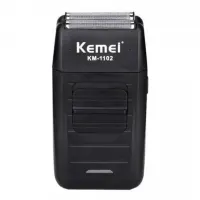 Barbeador Kemei Shaver KM-1102 Sem Fio Cabeças Laváveis