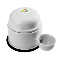 Bebedouro Vida Mansa, Alumínio, Branco, 0,7l