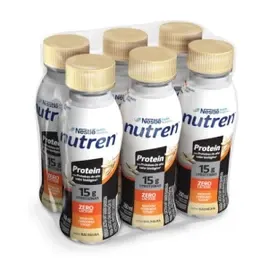 Bebida Láctea Nutren Protein 15g De Proteínas Baunilha 260ml - Pack Com 6 Unidades