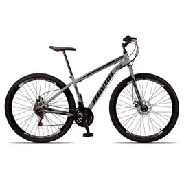 Bicicleta Bike Aço 21 Marchas Velocidades Aro 29 Grafite