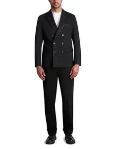 Blazer Masculino Karl Lagerfeld Listrado Preto PP