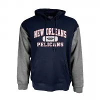 Blue 84 Moletom Com Capuz Colorblock Oficialmente Licenciado Pela NBA