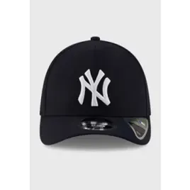 Boné New Era MLB Yankees Aba Curva Preto