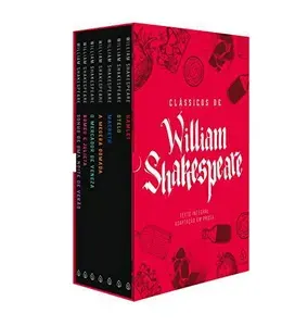 Box Clássicos Shakespeare com 7 Marcadores