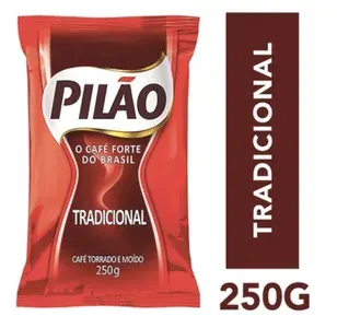 Café Torrado e Moído Tradicional Pilão Pacote 250g