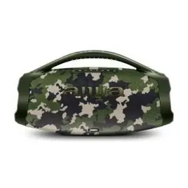 Caixa de Som Bluetooth AIWA Boombox BBS-01GR 200W Camuflado Verde Bivolt
