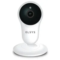 Câmera De Segurança Elsys Wi-Fi, Micro SD De Até 128GB, Full HD, Visão Noturna 10M, Branco/Preto - Elsys - ESC-WY3F