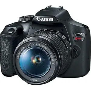 Câmera DSLR Canon EOS Rebel T7+ com Lente EF-S 18-55mm