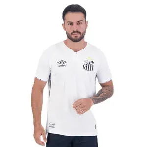 Camisa Umbro Santos I 2024 Jogador, Manga Curta