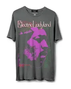 Camiseta Junk Food Feminino Jimi Hendrix Preto, G