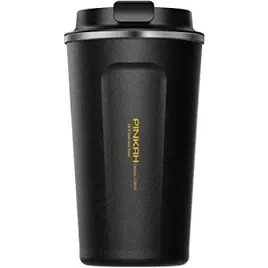 Caneca Térmica PINKAH Aço Inox 500ml Preta