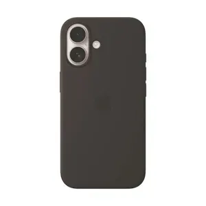 Capa Apple Silicone com MagSafe iPhone 16 Preto