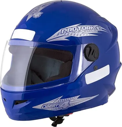 Capacete New Liberty Four 58 Azul PRO TORK INMETRO