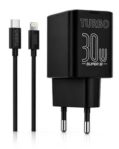 Carregador 30W Turbo USB-C, Compatível iPhone