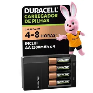 Carregador Pilhas AA/AAA Bivolt Duracell
