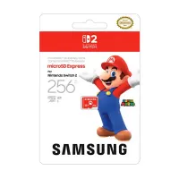Cartão Samsung MicroSD 256GB Express Para Nintendo Switch 2