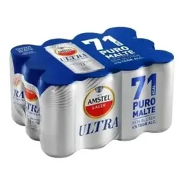 Cerveja Amstel Ultra Sem Glúten Lata 269ml - 12 Un