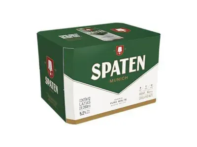 Cerveja Spaten Puro Malte Lata 350ml Pack 12