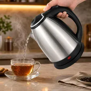 Chaleira Elétrica Inox 110V com Desligamento Automático