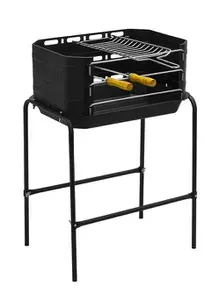 Churrasqueira Portátil Móvel Pro Tork Grill Machine Com Grelha + Espetos