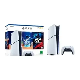 Console Sony Playstation 5 Com Leitor De Discos Ssd 1Tb Controle Sem Fio Dualsense 2 Jo
