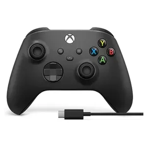 Controle para Xbox Sem Fio Preto + Cabo USB-C