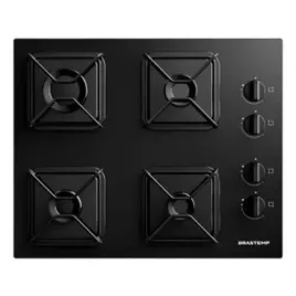 Cooktop Brastemp a Gás 4 Bocas com Grades de Ferro - BDD61BE