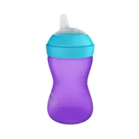 Copo De Transição Philips Avent My Grippy, À Prova De Vazamentos, Para Bebês Acima De 9 Meses -Roxo/azul
