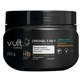 Creme Finalizador Vult Cabelos Creogel 3 em 1