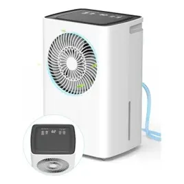 Desumidificador GCZ 6L, para Ambientes de até 120m², Compressor Silencioso e Drenagem Contínua – Branco
