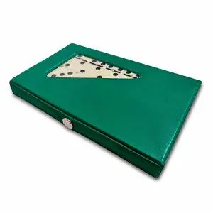 Dominó Profissional com estojo 28 Peças em Resina para jogos de mesa