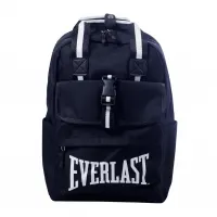 Everlast Mochila Elegance 100% Nylon Preto Com Alças Acolchoadas