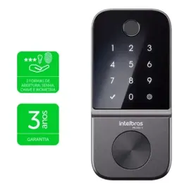 Fechadura Digital de Embutir Biométrica FR 221V Intelbras