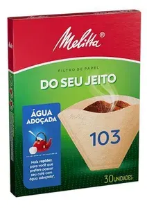 Filtro de Café Melitta, 103/30, 30 Unidades