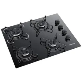 Fogão Cooktop 4 Bocas Bivolt Itatiaia Essencial Preto