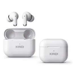 Fone Bluetooth 5.4 Sem Fio Tws Kaidi Kd780 Graves Potentes Branco