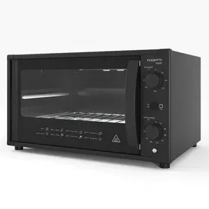 Forno Elétrico de Bancada 50 Litros Top50 Black com Grill e Luz Interna Fogatti