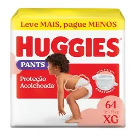 Fralda Huggies Supreme Care Roupinha XG - 64 fraldas