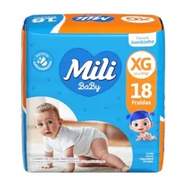 Fralda Mili Baby XG 18 unidades