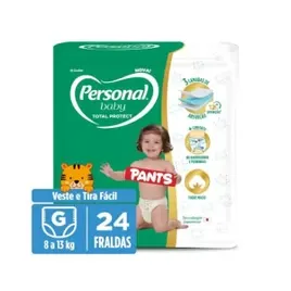 Fralda Personal Baby Total Protect Pants G 24 unidades
