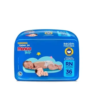 Fralda Turma da Mônica Baby Jumbo RN com 36un