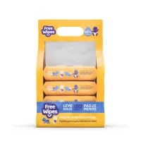 Free Wipes Baby Pack Com 4 Unidades