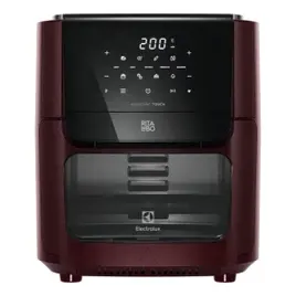 Fritadeira Air Fryer Oven Electrolux por Rita Lobo 12L Digital Vermelha Escura Experience 1700W EAF86